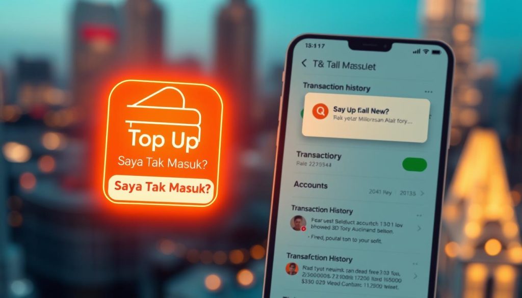 e-wallet top-up issues