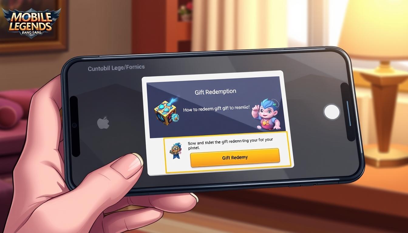 how to redeem gift mobile legend