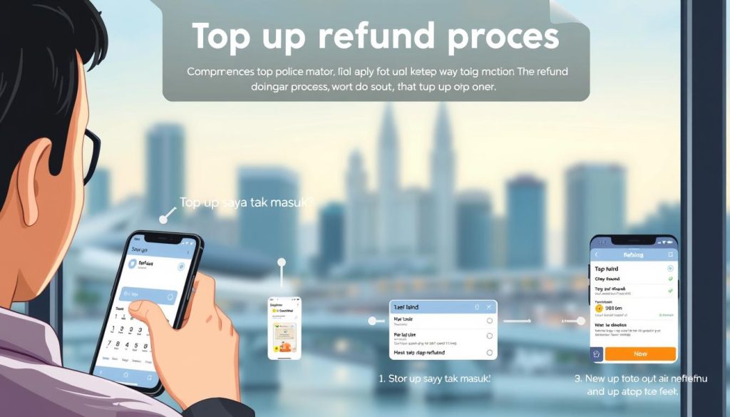top up refund process