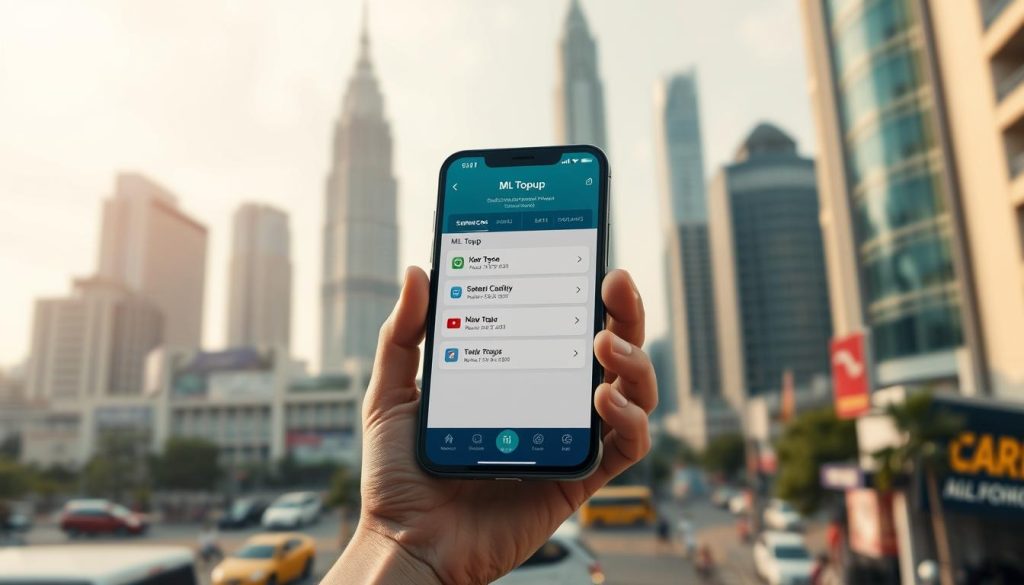 ML Topup using e-wallet services