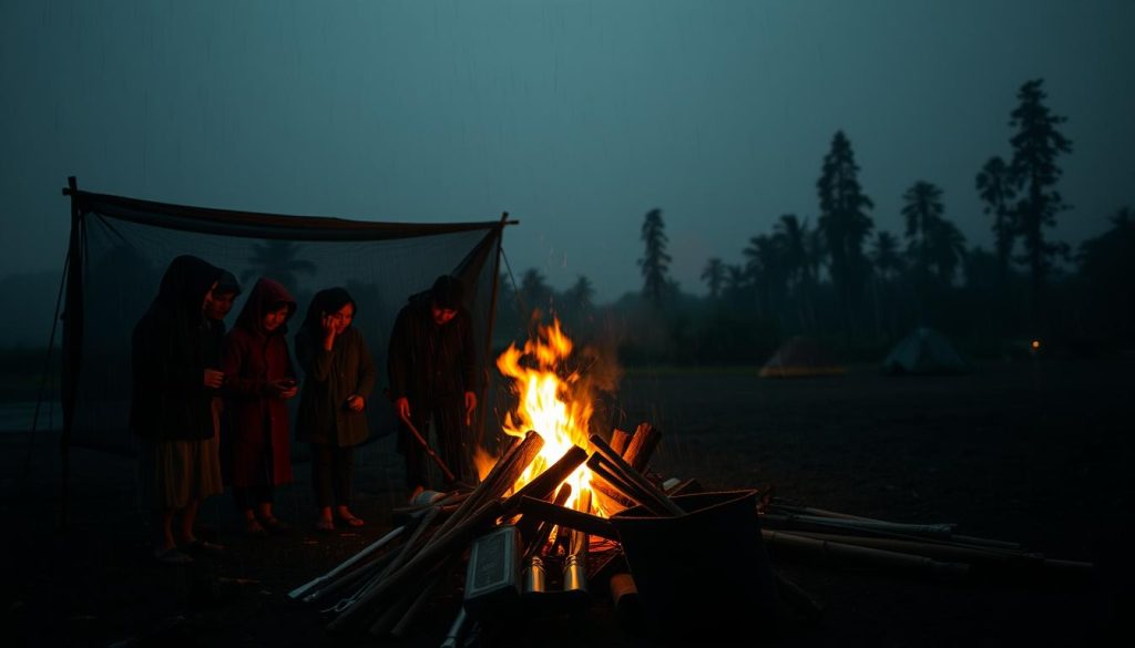 fire prevention in rainy conditions