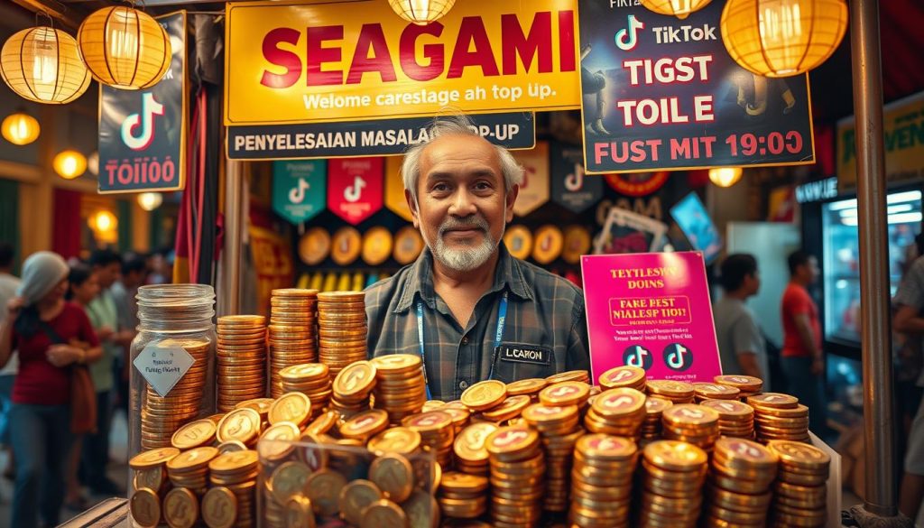 penjual koin tiktok terbaik