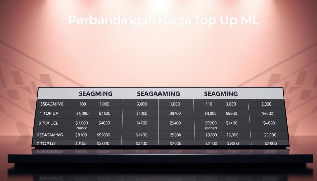 perbandingan harga top-up ML