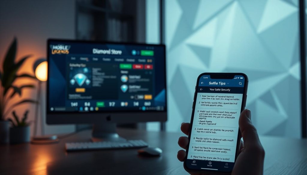 Mobile Legends diamond store safety tips