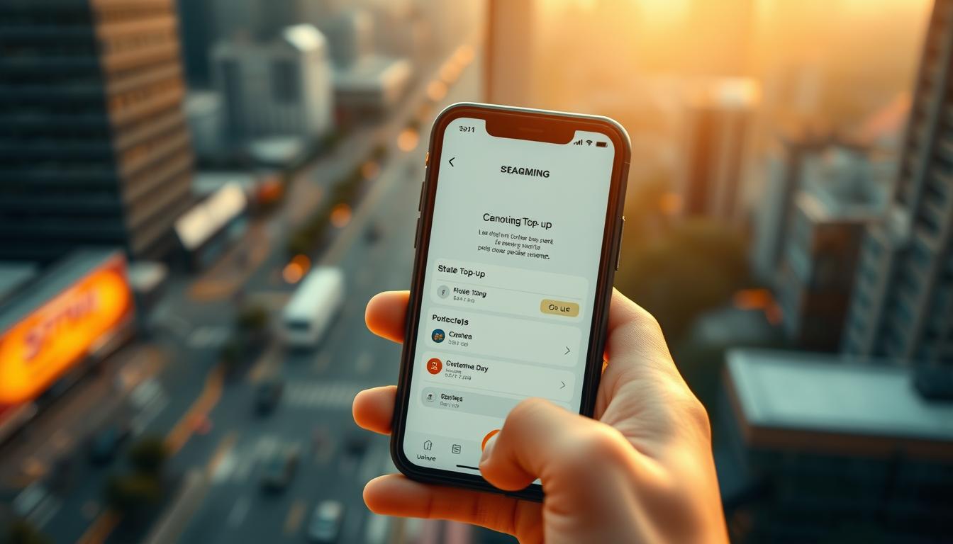 cara topup umobile
