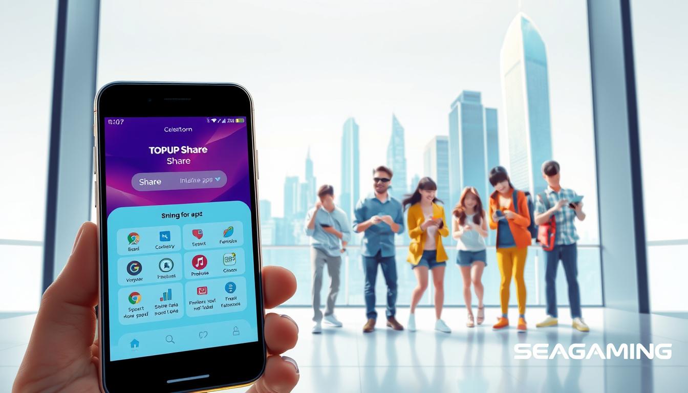 cara share topup celcom